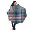 Blue Plaid Tartan Scottish Print Umbrella-grizzshop