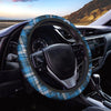 Blue Plaid Tartan Scottish Steering Wheel Cover-grizzshop