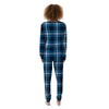 Blue Plaid Tartan Scottish Women's Pajamas-grizzshop