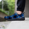 Blue Plaid Tartan Scottish Women's Sneakers-grizzshop