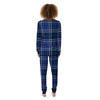 Blue Plaid Tartan Women's Pajamas-grizzshop