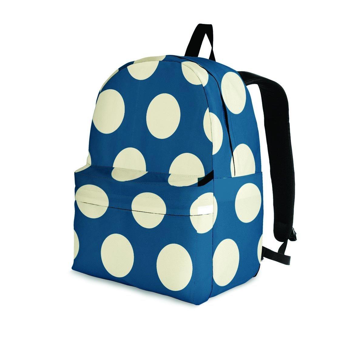 Blue Polka Dot Backpack-grizzshop