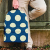 Blue Polka Dot Backpack-grizzshop