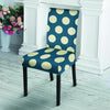 Blue Polka Dot Chair Cover-grizzshop