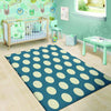 Blue Polka Dot Floor Mat-grizzshop