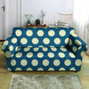 Blue Polka Dot Loveseat Cover-grizzshop