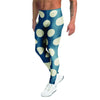 Blue Polka Dot Men's Leggings-grizzshop