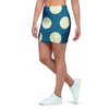 Blue Polka Dot Mini Skirt-grizzshop