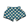 Blue Polka Dot Muay Thai Boxing Shorts-grizzshop