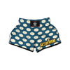 Blue Polka Dot Muay Thai Boxing Shorts-grizzshop