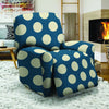 Blue Polka Dot Recliner Cover-grizzshop