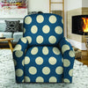 Blue Polka Dot Recliner Cover-grizzshop