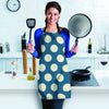 Blue Polka Dot Women's Apron-grizzshop