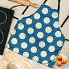 Blue Polka Dot Women's Apron-grizzshop