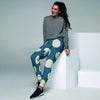 Blue Polka Dot Women's Joggers-grizzshop