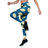 Blue Polka Dot Women's Leggings-grizzshop