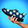 Blue Polka Dot Women's Sneakers-grizzshop