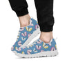 Blue Polka Dots Butterfly Print Men's Sneakers-grizzshop