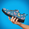 Blue Polka Dots Butterfly Print Men's Sneakers-grizzshop