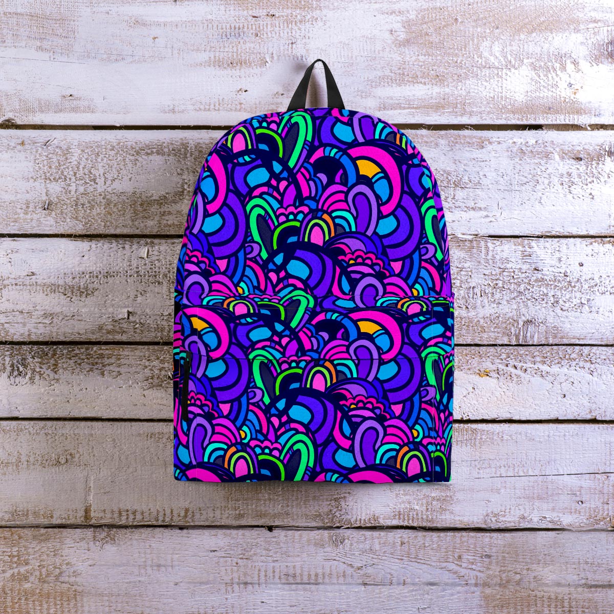 Blue Psychedelic Backpack-grizzshop