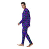 Blue Psychedelic Men's Pajamas-grizzshop