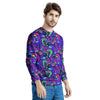 Blue Psychedelic Men's Sweatshirt-grizzshop