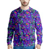 Blue Psychedelic Men's Sweatshirt-grizzshop