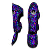 Blue Psychedelic Muay Thai Shin Guard-grizzshop