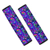 Blue Psychedelic Seat Belt Cover-grizzshop