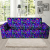 Blue Psychedelic Sofa Cover-grizzshop