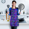 Blue Psychedelic Women's Apron-grizzshop