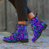 Blue Psychedelic Women's Boots-grizzshop