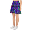 Blue Psychedelic Women's Skirt-grizzshop