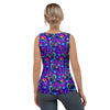 Blue Psychedelic Women's Tank Top-grizzshop