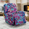 Blue Purple Red Paisley Pattern Print Recliner Cover-grizzshop