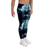 Blue Rose Floral Men's Leggings-grizzshop