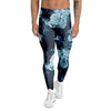 Blue Rose Floral Men's Leggings-grizzshop