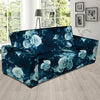 Blue Rose Floral Sofa Cover-grizzshop