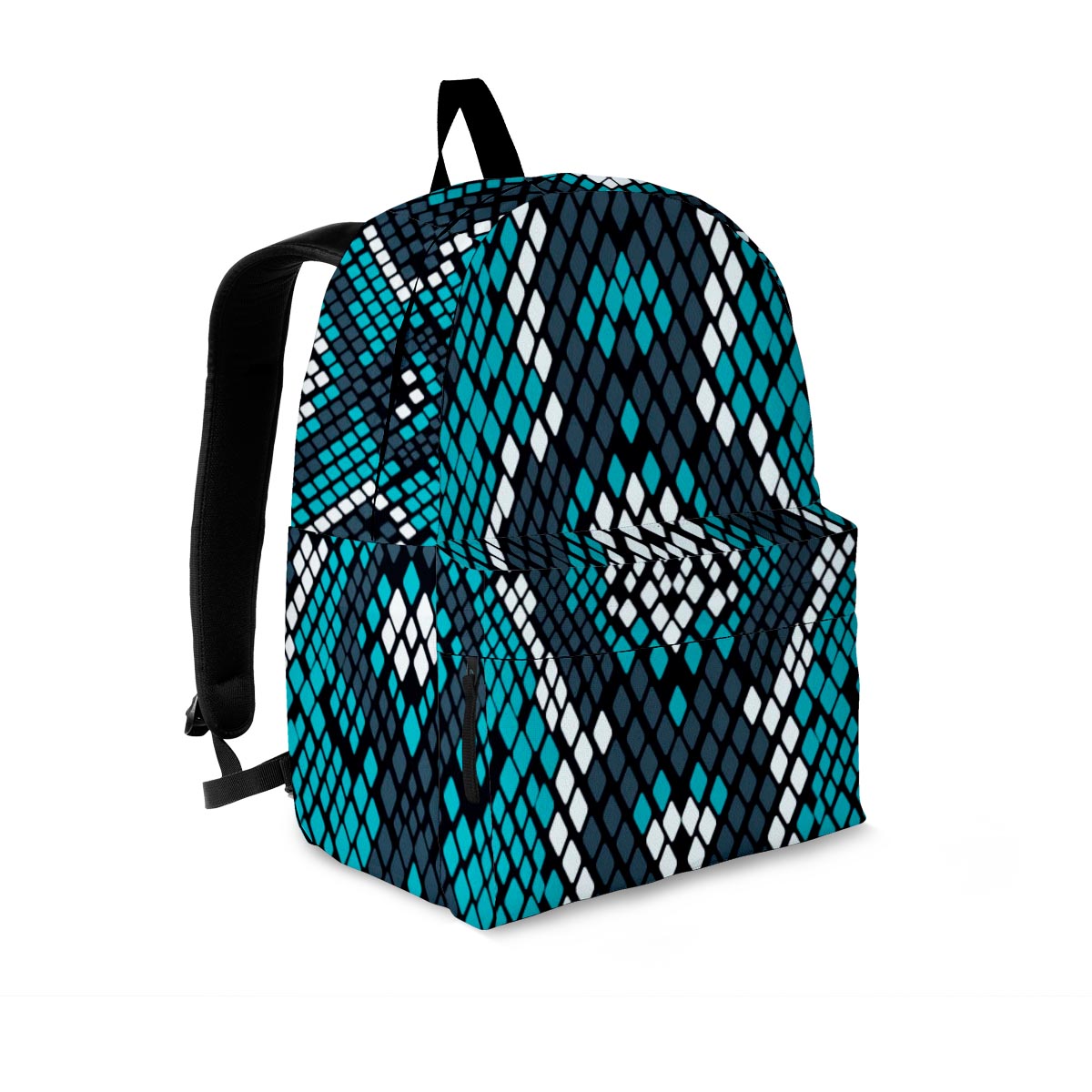 Blue Snakeskin Backpack-grizzshop