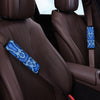 Blue Snakeskin Print Seat Belt Cover-grizzshop