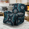 Blue Snakeskin Recliner Cover-grizzshop