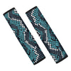 Blue Snakeskin Seat Belt Cover-grizzshop