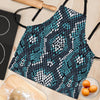 Blue Snakeskin Women's Apron-grizzshop