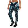 Blue Snakeskin Women's Joggers-grizzshop