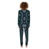 Blue Snakeskin Women's Pajamas-grizzshop