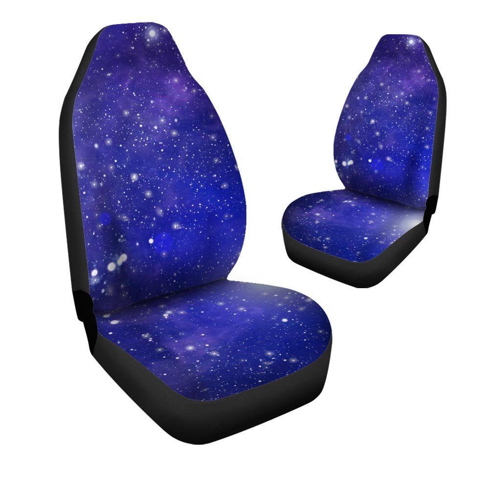 Blue Stardust Space Galaxy Car Seat Covers-grizzshop