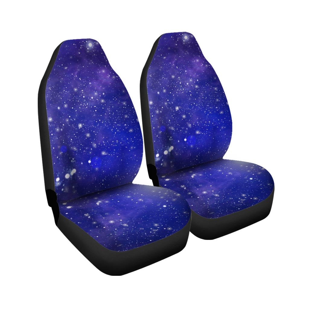 Blue Stardust Space Galaxy Car Seat Covers-grizzshop