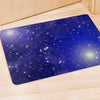 Blue Stardust Space Galaxy Door Mat-grizzshop