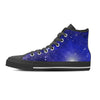 Blue Stardust Space Galaxy Men's High Top Shoes-grizzshop