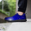 Blue Stardust Space Galaxy Men's Sneakers-grizzshop